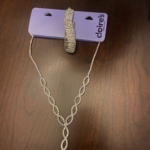 New Necklace and Bracelet not a set bought separatly unused!!
